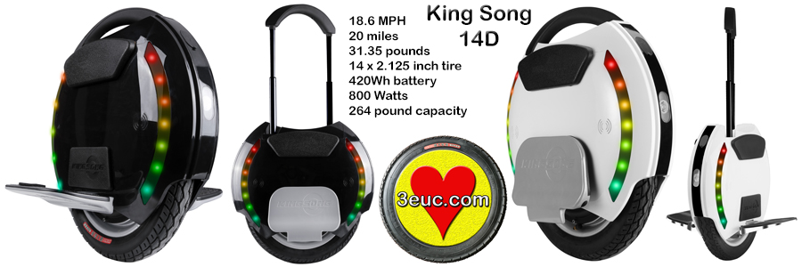 3euc King Song KS-14D EUC (electric unicycle)